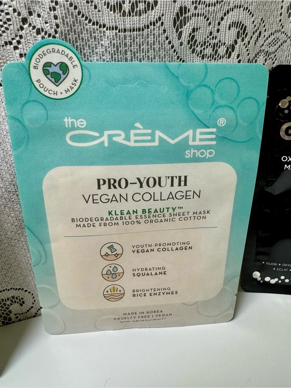 4 Face Masks, 1 Lip Mask NIP- The Crème Shop & Glamglow Facemask Lot, Unopened